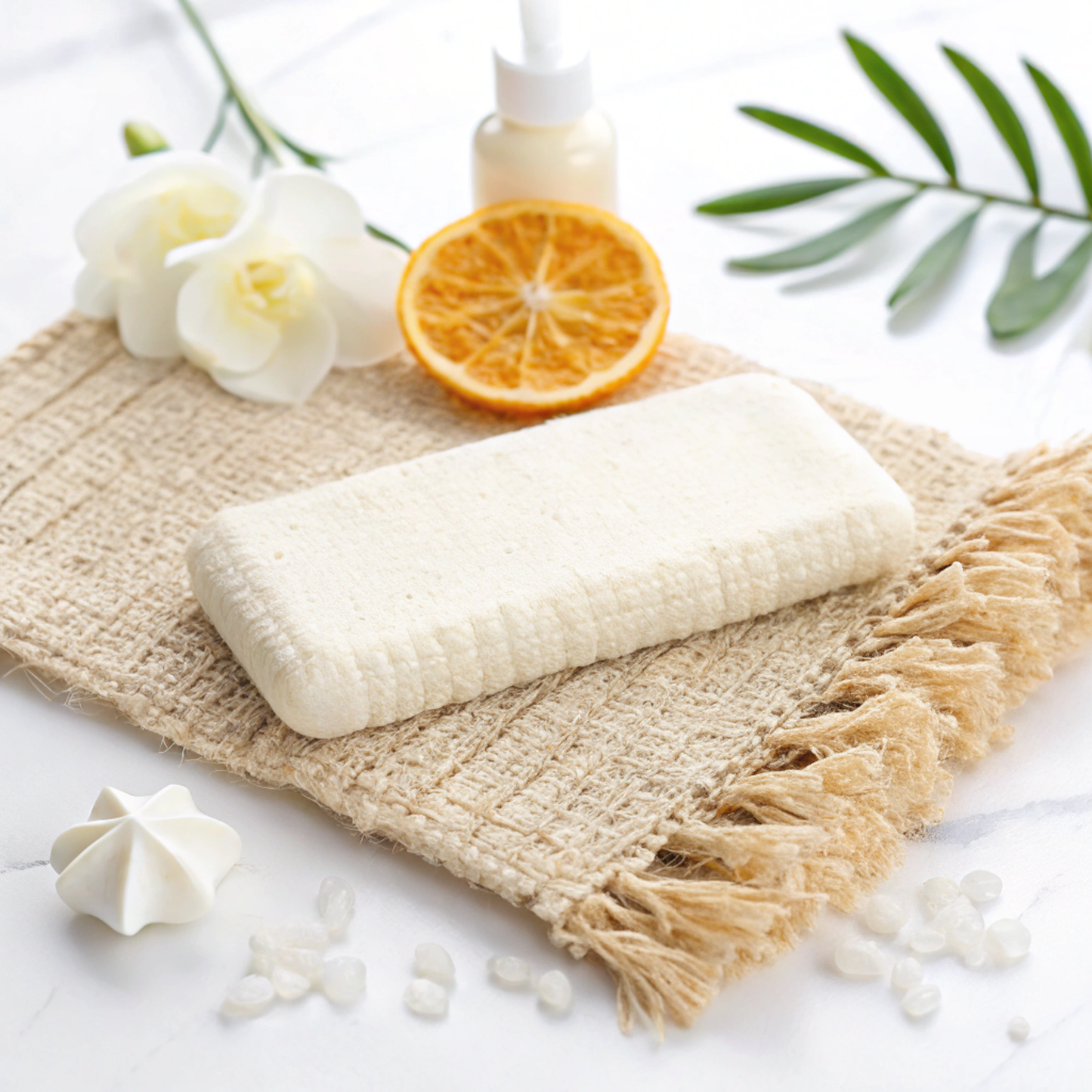 Accessoire salle de bain porte-savon écologique diffusant parfum naturel