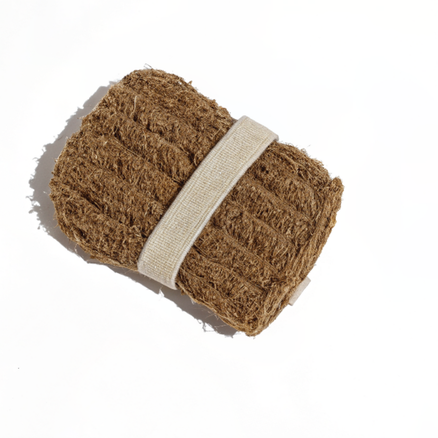 Gant de douche exfoliant en vétiver 100% naturel tressé main, texture brute pour un nettoyage profond et revigorant avec senteur apaisante